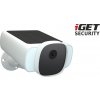 iGET SECURITY EP29 White - venkovní solární bateriová FullHD kamera, zvuk, bílá