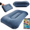 BESTWAY 67121 Cestovný nafukovací velúrový vankúš námornícka modrá