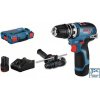 Set Aku vŕtací skrutkovač Bosch GSR 12V- 35 FC+GFA 12 H