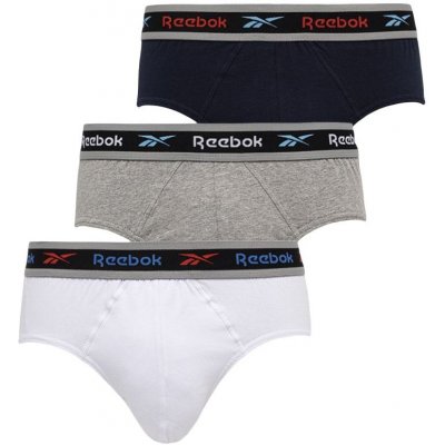 Reebok Mens Brief BAILEY 3P vector navy/grey marl/white