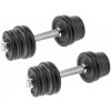 Set jednoručných nakladacích činiek 2x 15 kg TRINFIT 30 mm