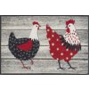 wash+dry Interiérová rohožka Chicken Farm Rozmer: 50x75 cm