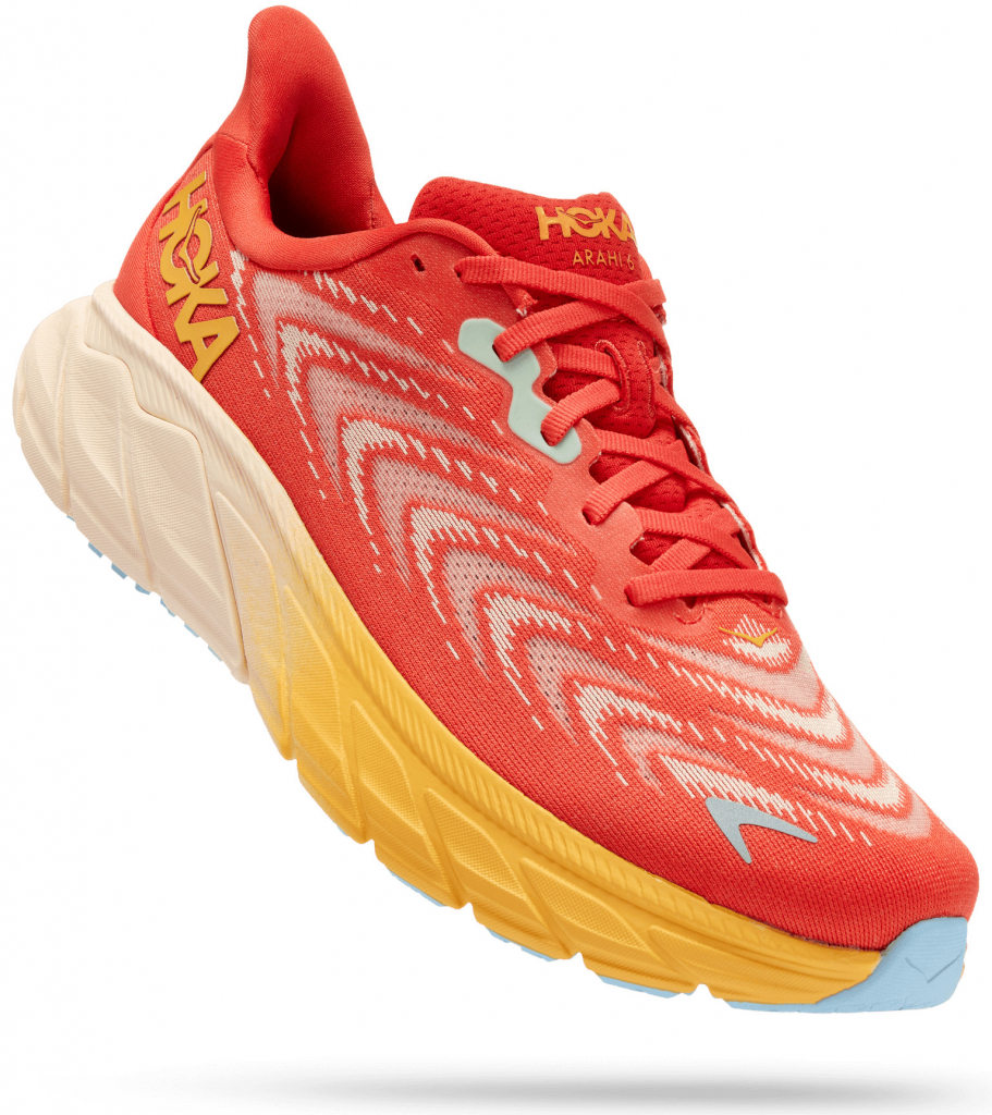 Hoka one one Arahi 6 FIESTA AMBER YELLOW