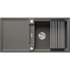 Blanco ADIRA XL 6 S - zabudovateľné zhora - Sivá vulkán
