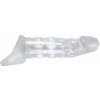 NS Novelties Renegade Power Extension Clear, návlek pre zväčšenie penisu so stimulačnými výstupkami 23 x 4,5 cm