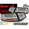 Tuning-tec Zadné svetlá LED CHROME SEQ pasuje na AUDI A6 08-11 SEDAN