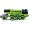 Bigjigs Rail Elektrická lokomotíva Flying Scotsman zelená