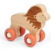 Bigjigs Toys Zvířátko na kolečkách Safari Lev