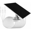 Univerzálny Solárny Panel 5W 5V pre Kamery (Eufy, Reolink, Ring) | USB-C/MicroUSB/DC | IP65