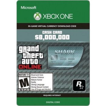 GTA 5 Online Megalodon Shark Cash Card 8,000,000$ od 73,8 € - Heureka.sk