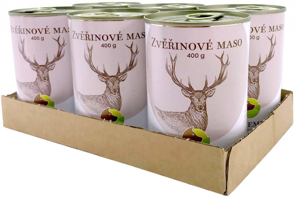 Bohemia Pet Food Zverinové mäso vo vlastnej šťave 6 x 400 g