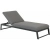 Doppler Melia LIKA-TEX(R) sivá - luxusní záhradní ležadlo