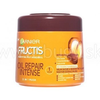 Garnier Fructis Oil Repair Intense multifunkčná maska 3v1 (Intensively Nourishes) 300 ml