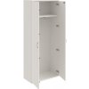 Hobis Šatníková skriňa Strong, zámok, 80x192x40 cm, biela/biela
