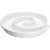 Regular porcelánová servírovacia miska „slimák“ 20 cm krémová