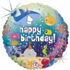 Fóliový balón Happy Birthday Pod morom 46cm