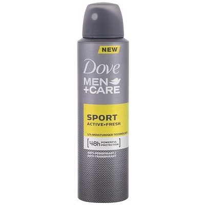 Dove Men + Care Sport Active + Fresh deodorant ve spreji antiperspirant 150 ml pro muže