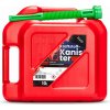 KANISTER na palivo HDPE s DVOMA RUKOVÄŤAMI, LIEVIKOM a zátkou s TESNENÍM 10L