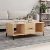 Konferenčný stolík dub sonoma 102x50x40 cm kompozitné drevo-ForU-829303