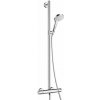Hansgrohe Croma Select S - Sprchový set SemiPipe Multi s termostatom, biela/chróm - 27247400