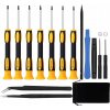 SADA SKRUTKOVAČOV TORX 15v1 T3 T4 T5 T6 T8 T10 + ESD PINZETA NA OPRAVU