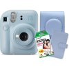Fujifilm INSTAX Mini 12, modrý + Colorfilm 20ks & album & puzdro