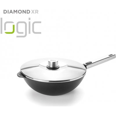 Woll WOK Pánev na soté Diamond PRO XR Logic s odnímatelnou rukojetí 28 cm