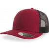 Atlantis Headwear Kšiltovka Sonic Trucker, 6 panelová COT330210zg699-cardinal/bl UNI Cardinal/černá