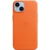 Apple Leather Case s MagSafe pro iPhone 14 - oranžový MPP83ZM/A