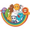 2Kids Toys Balančné puzzle so zvieratkami 2 v 1