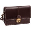 Luxusná kožená pánska etue taška čokoládová Hnedá