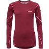 PROGRESS Dámske funkčné merino tričko MERINO LS vínová
