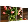 Tulipány vo váze - obraz (Obraz 160x80cm)