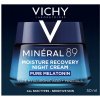 Vichy Mineral 89 Regeneračný nočný krém Melatonín, Kyselina hyalurónová a Minerály