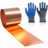 Uxney Medená Páska v Rolke 350x10 cm na Strechy, Elektroniku, DIY 0,3 mm