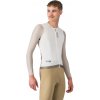 Castelli Corretto LS jersey, Ivory/ Clay-Black Veľkosť: XXL Letný cyklistický dlhorukávový obtiahnutejší dres