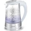 Orava VK-4017 W rychlovarná konvice, 2200 W, 1.7 l, skleněná, LED podsvícení, automatické vypnutí, bílá