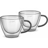 LAMART Pohár LT9117 Vaso cappuccino Black 2 x 190 ml
