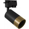 STRÜHM Koľajnicové svietidlo PUZON TRA GU10 BLACK/GOLD 4284