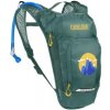 CamelBak Mini MULE 5 Green/ Mountains - Detský batoh Camelbak Mini Mule 5 l + rezervoár 1,5 l (zelený s horským motívom)