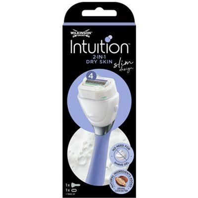 Wilkinson Sword Intuition Slim Dry Skin - Holiaci strojček + 1 náhradná hlavica