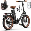 Skladací elektrobicykel Onesport OT16-2 48V 17AH 250W 20*3.0 120KM + APP