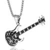 Prívesok z chirurgickej ocele Elektrická gitara - BEZ ŘETÍZKU (pouze přívěsek)