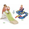 Set šmykľavka s vodnou hrou a vodná dráha s priehradou KS Slide Life Smoby dĺžka šmyku 150 cm