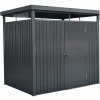 Floraworld Záhradný domček systémový domček Q5 antracitový 245 x 204 x 226 cm