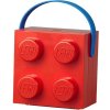 LEGO® box na svačinu s uchem červený