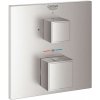 Grohe Grohtherm Cube - Termostatická sprchová batéria pod omietku, supersteel - 24153DC0