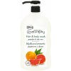 BLUXCosmetics Naturaphy Sprchový gél 2v1 Grapefruit a Aloe vera 1000ml