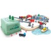 Hape Vláčkodráha set v boxu Přístaviště