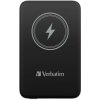 Prenosná batéria, bezdrôtové nabíjanie, 10000 mAh, VERBATIM MCP 10, čierna
